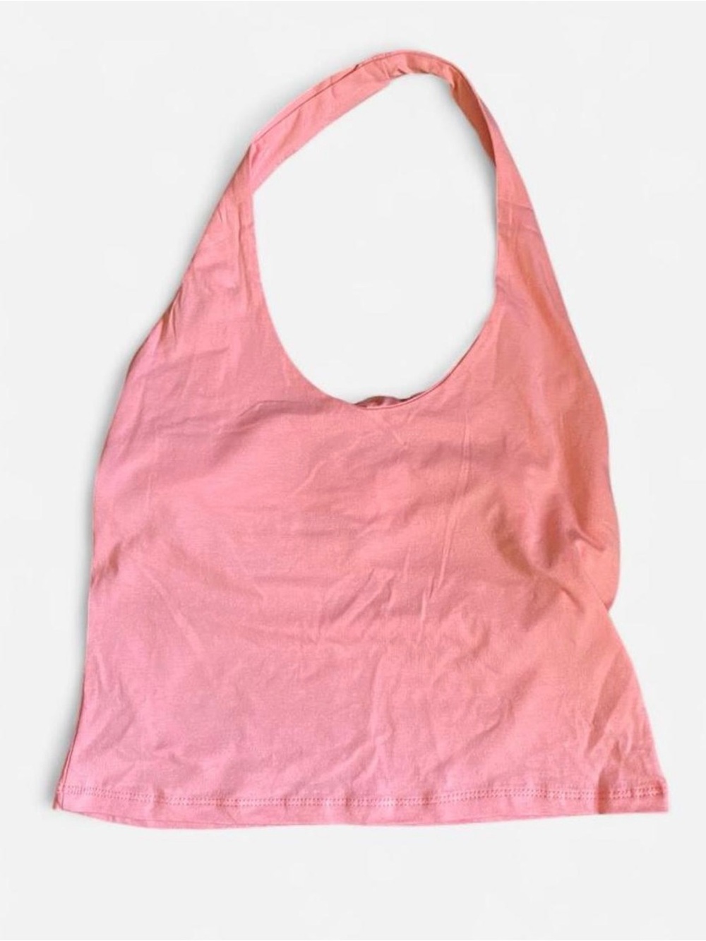Y2k Pink Halter Tank Top